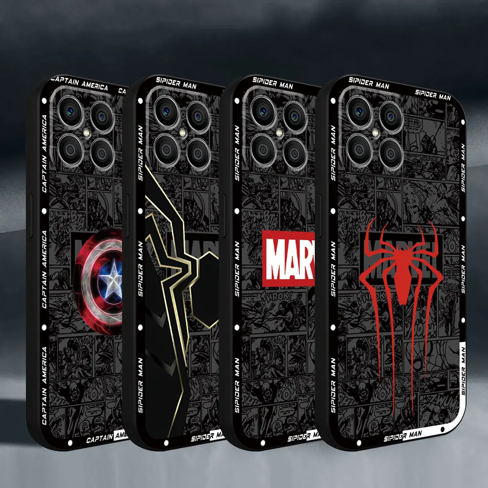 Marvel Logo Phone Case for Honor 90 Pro 8X 70 X8 Magic5 Lite X6a X6 X9a X7 X8a Magic5 TPU Soft Bumper Cover