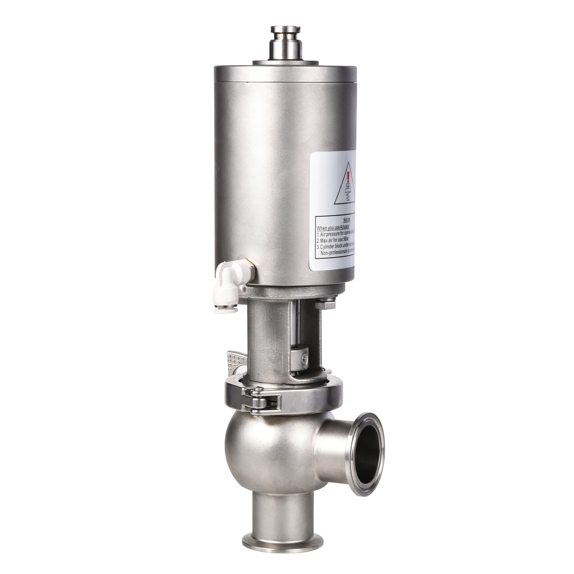 

Stainless steel SS304 sanitary pneumatic globe valve