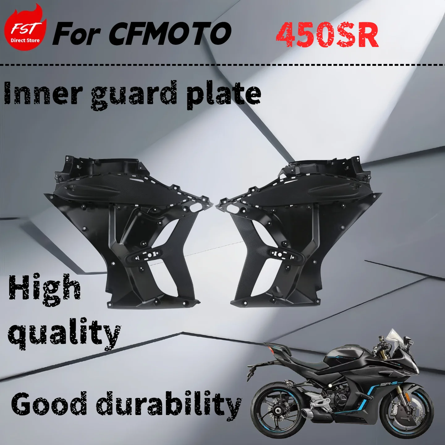 

Для радиатора CFMOTO 450SR левая и правая внутренняя защита левая и правая внутренняя защита внутренняя оболочка прочный