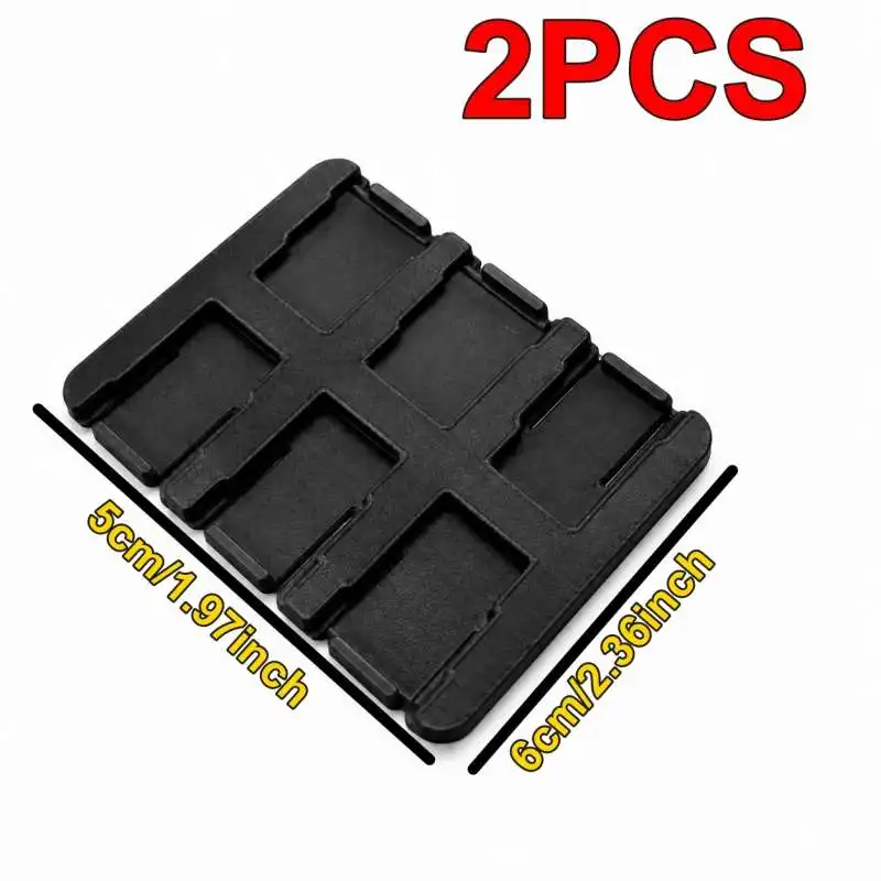 MicroSD Card Storage Holder Memory Card Keeper Portable Flash Card Organizer Digital Gadget Accessory