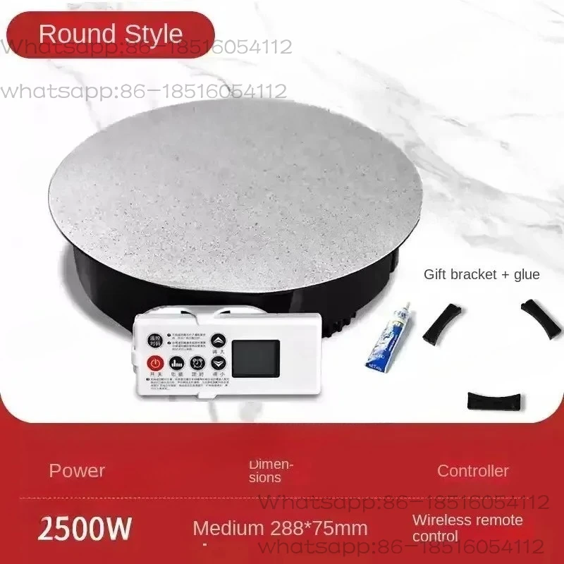 Invisible induction cooker for rock slab dining table Hidden wireless high-power island concealed household
