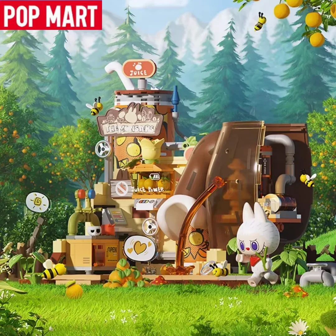 

POP MART LABUBU THE MONSTERS Secret Forest Base Series of Building Blocks Blind Box Guess Bag Toys Girl festival gift Figurines