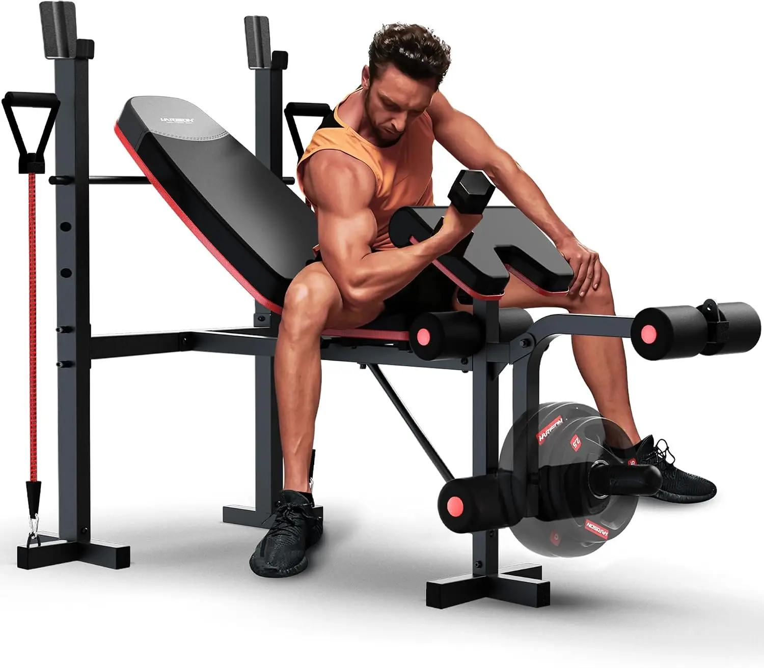 Workout Station Squat Rack Bench Press