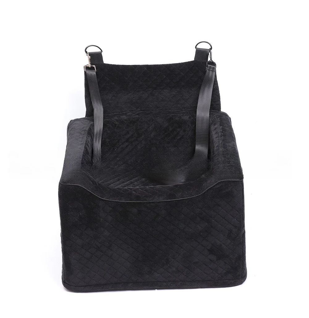 Pet car kennel, thickened and raised cushion, small and medium dog safety seat removable and washable