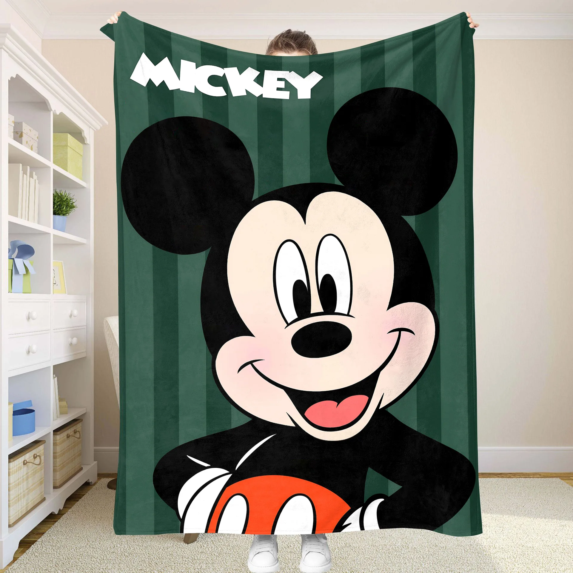 Manta doble Disney, mantas y mantas para sofá, colcha en la cama, colchas de Anime, manta de verano y edredón decorativo para bebé