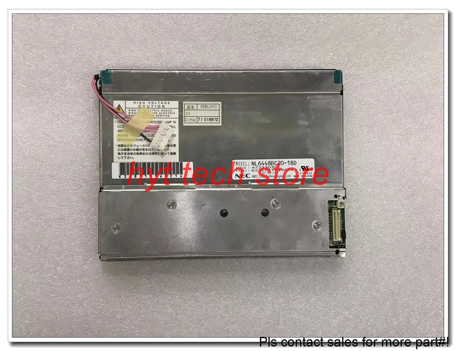 6.5 INCH LCD  NL6448BC20-18  NL6448BC20-18D  640*480, Original in stock