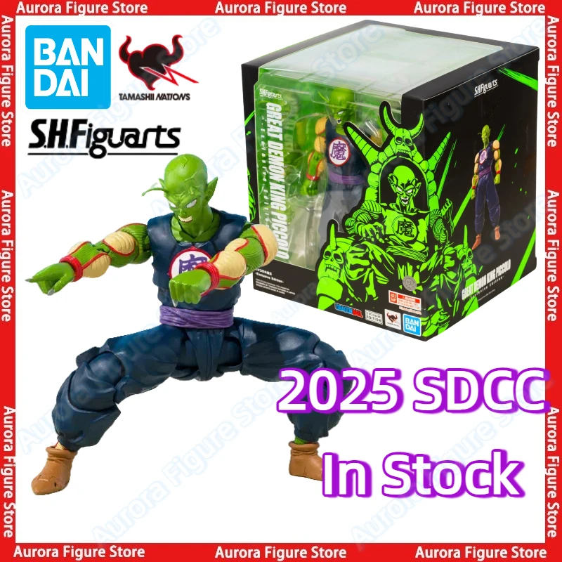 

В наличии 2025 SDCC Bandai Dragon Ball S.H.Figuarts SHF Great Demon King Piccolo Эксклюзивная серия Аниме Фигурки Игрушки ПВХ