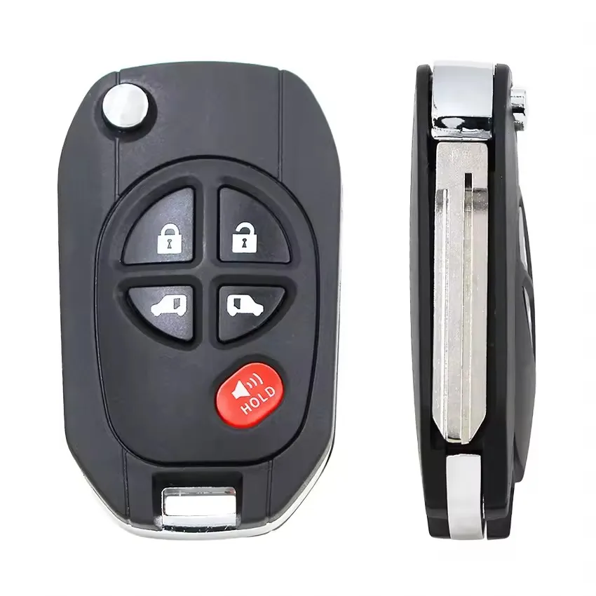 

KEYECU 5 Buttons 315MHz for Toyota Highlander 2008-2013 Sienna 2004-2020 Auto Modified Flip Remote Key Fob FCC ID: GQ43VT20T