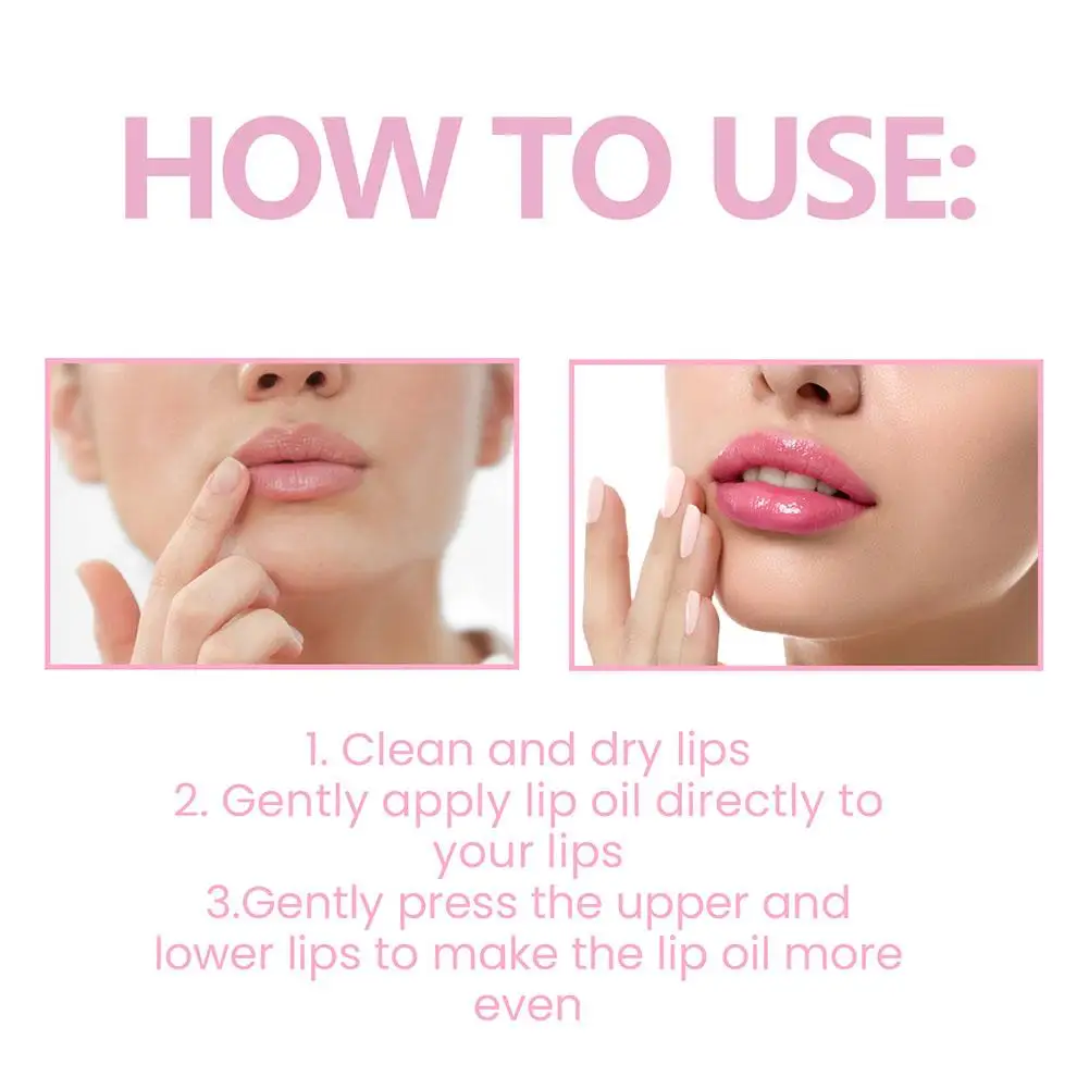 Farbwechsel Lippen öl Kosmetik Farbwechsel Lippen lippe pflegendes Plump ing Oil klebrig feuchtigkeit spendend transparent nicht getönt r3w2