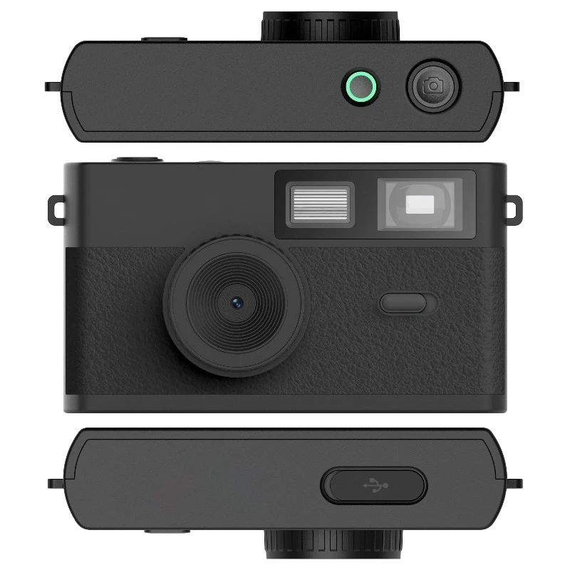 

35Mm Screenless Digital Camera Custom Reusable 3 Filter Mode with Light Emitting Diode Gift Vintage Movie Emulation Camera