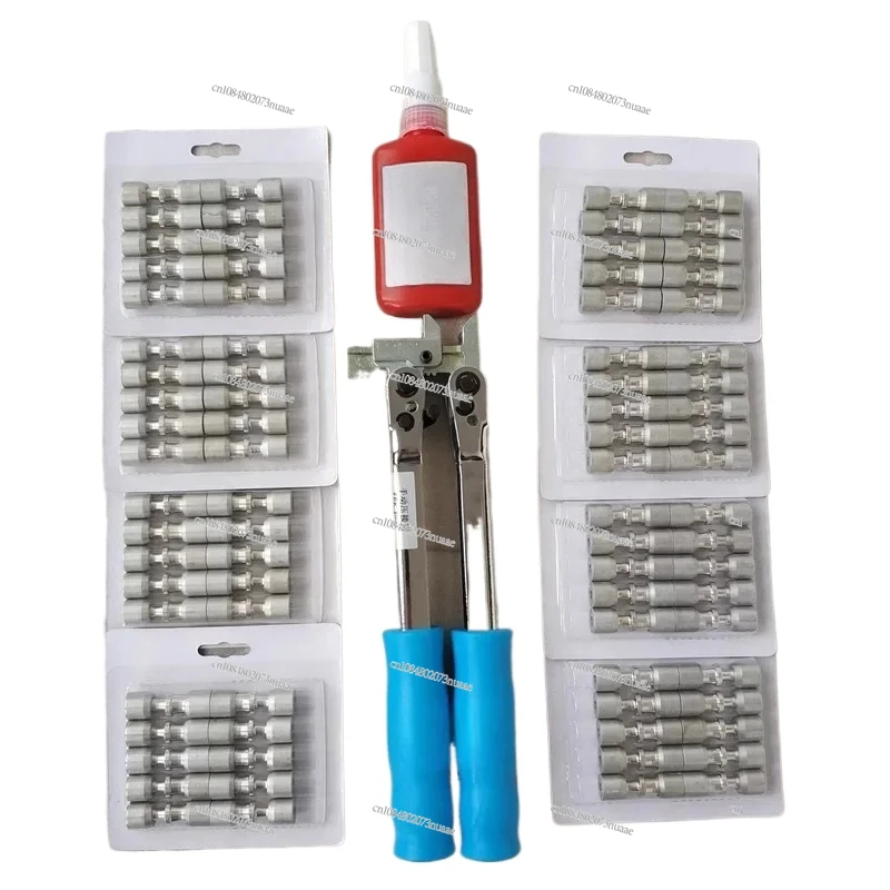 

Набор инструментов для ремонта холодильника без сварки, плоскогубцы для запечатывания жидкости с зажимом с узлом с 50 композитными кольцами 80 шт.