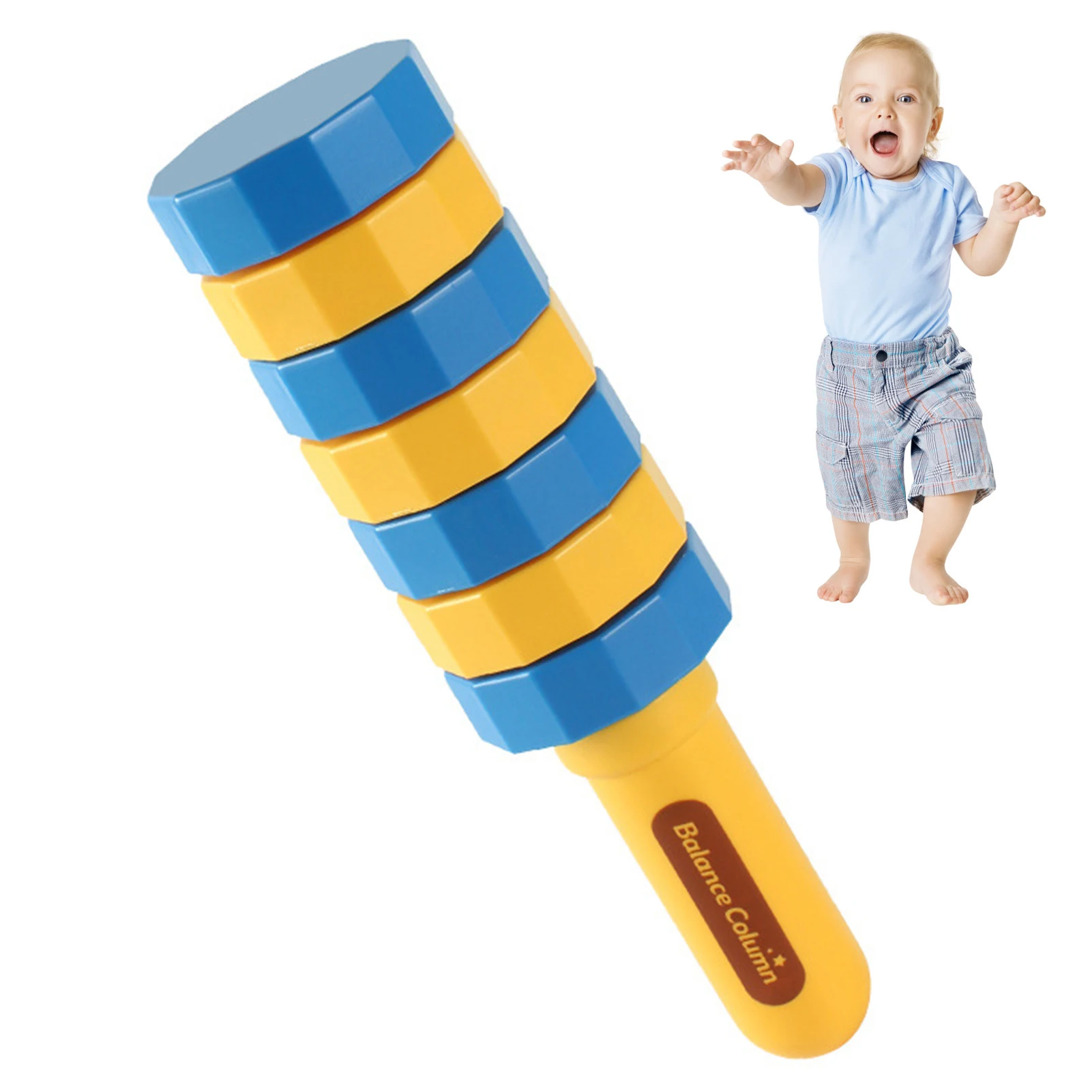 

Magnetic Balance Spin Pillar Toy Educational Coordination Game Swinging Sticks Interactive Toys for Kids Adults Stress Relief