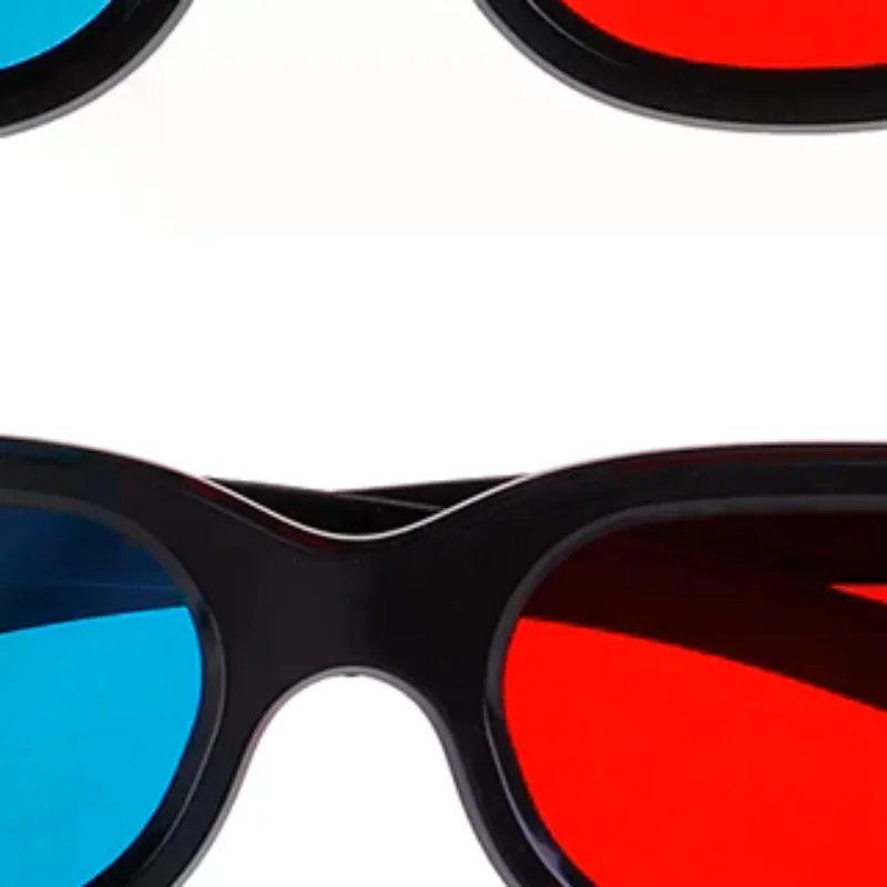 1Pcs Universal Red Blue 3d Glasses For Dimensional Anaglyph Movie Game - view 3