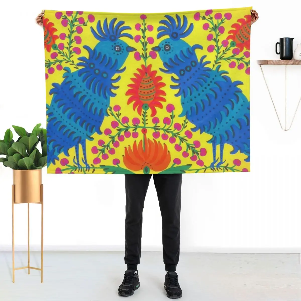 

maria prymachenko art, maria prymachenko prints, maria prymachenko paintings, primachenko oeuvres, Primachenko art Throw Blanket