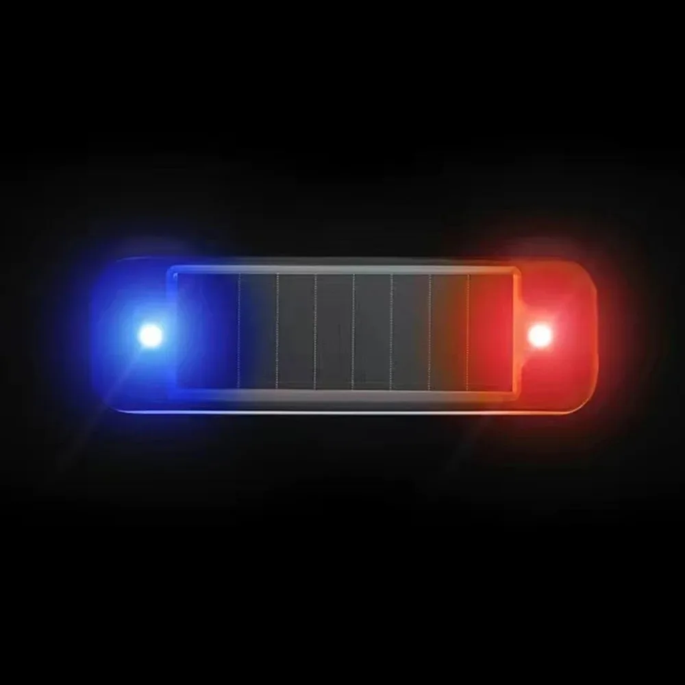 Solar Power Warning Light for Car Motorcycles LED Flashlight Indicator In-Night Caution Strobe Warning Light Running Lamp image 3