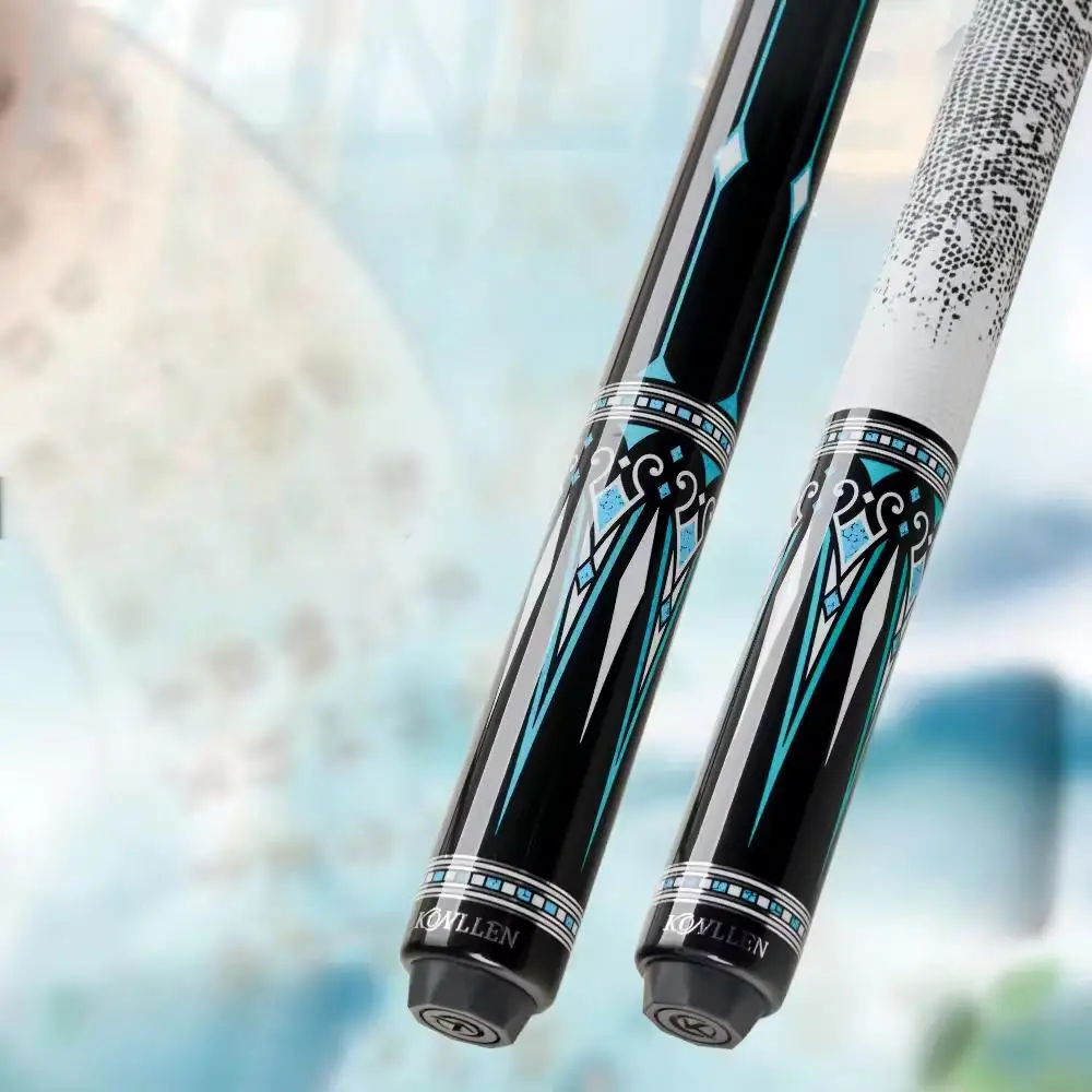 

hit productKONLLEN Wanshi Kanglun Shuiyue Billiard Cue Carbon Fiber Forelimb Big Head Light Handle Leather Handle Private Nine B