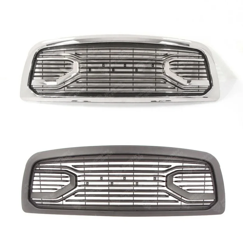 

New Auto Parts Matte/ CjhromedBlack Car Front Racing Grille Upper Grill Bumper for Ram1500 2009-2012