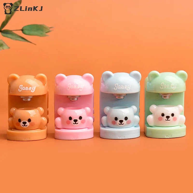 ▶ 4 セットドールハウスミニチュアリトルベアカップセットコーヒーマシン家電装飾おもちゃドールハウスアクセサリー