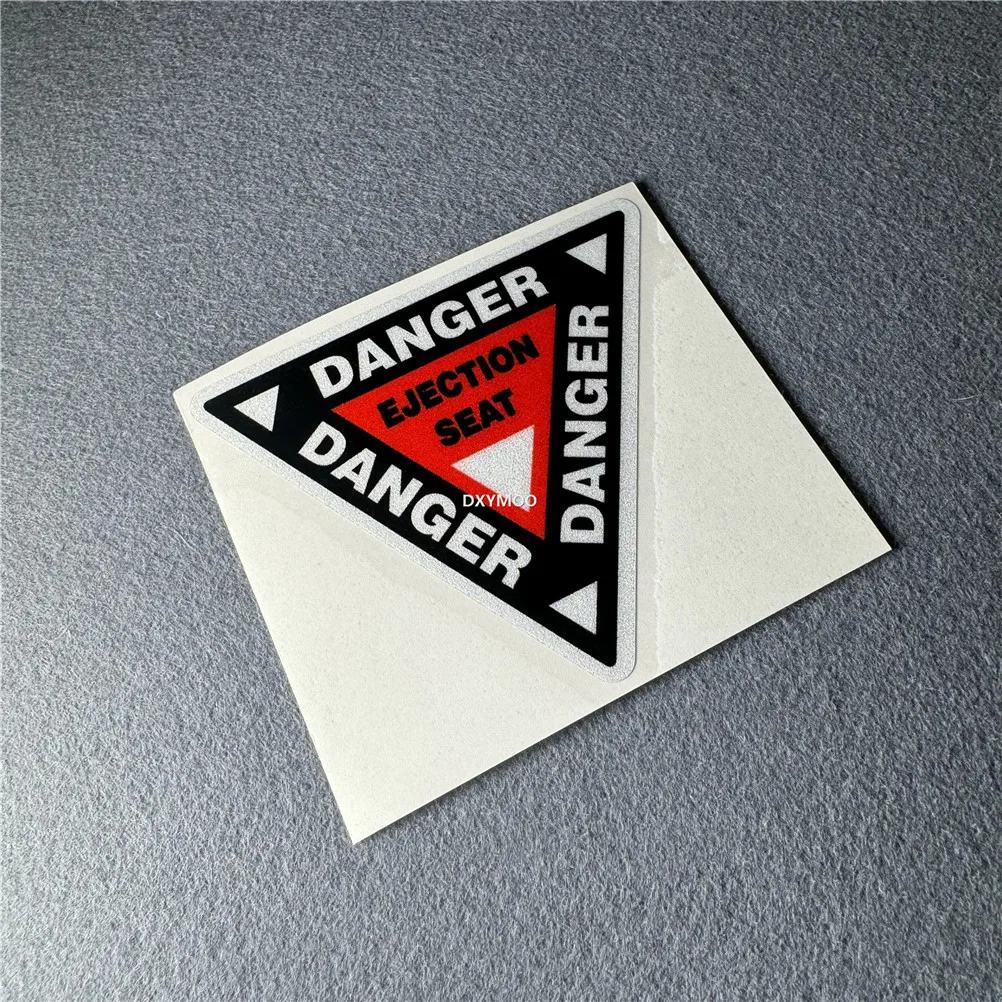 ملصقات مقعد طرد الخطر ، تصفيف السيارة ، الديكور الخارجي التلقائي ، شريط الفينيل زين ، ملصق نافذة مثلث