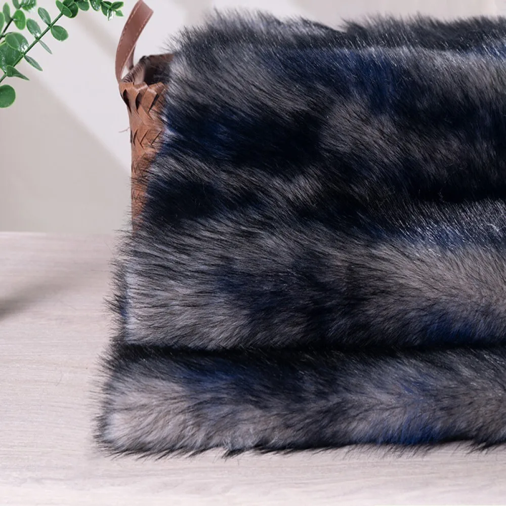 

New Simulation Fox Fur 1 Piece 3cm Long Fabric 180x50cmSoft High-density Plush Fabric DIY Animal Outfit Faux Fur Clothing Fabric