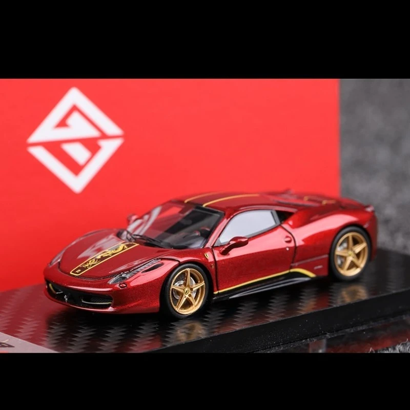 

GW 1:64 458 Italia Resin Automobile Model Decorative Boy Gift