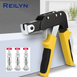 Hollow Gecko Gun Hand Pulling Rivet Gun Expansion Plug Tensioner M4 M5 M6 Drive Wall Anchor Screws Gun For Plasterboard Fixing