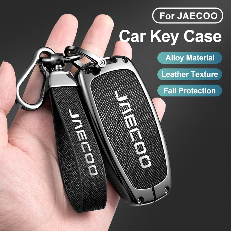 Zinc Alloy Key Case for Chery JAECOO J7 J8 Key Cover Arrizo Tiggo 8PRO Tiggo 9 Omoda S5 Cladding Buckle Fob Holder Accessories