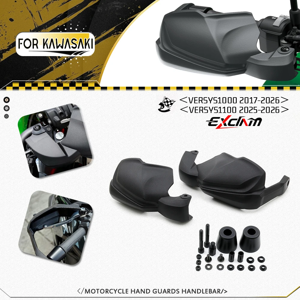 Für KAWASAKI Versys1000SE KLE1000 Versys1100 S SE KLE1100 Motorrad Handprotektoren Lenker Handschutz 2017-2022 2023 2024 2025 ﻿