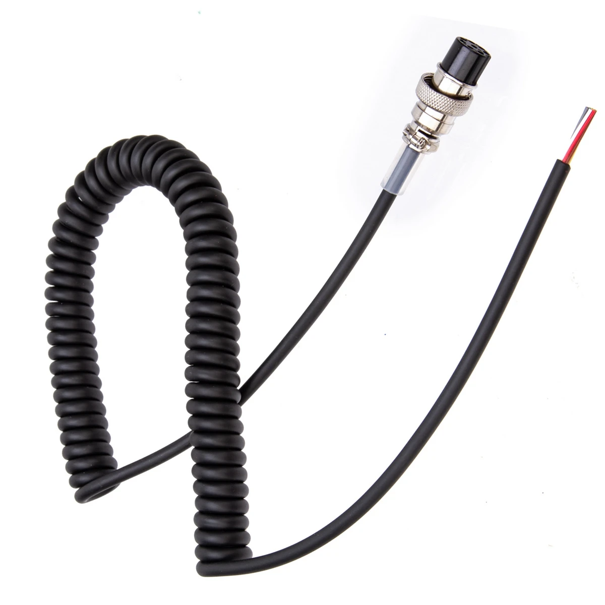 Handheld Ridao Speaker Microphone PU Cable for Alinco Radio EMS-57 EMS-53 Walkie Talkie