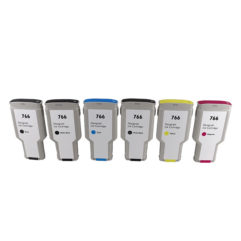 766 Ink Cartridge Compatible for HP766 P2V92A P2V94A P2V89A P2V90A P2V91A P2V93A For HP DesignJet XL 3600 Multifunction Printer