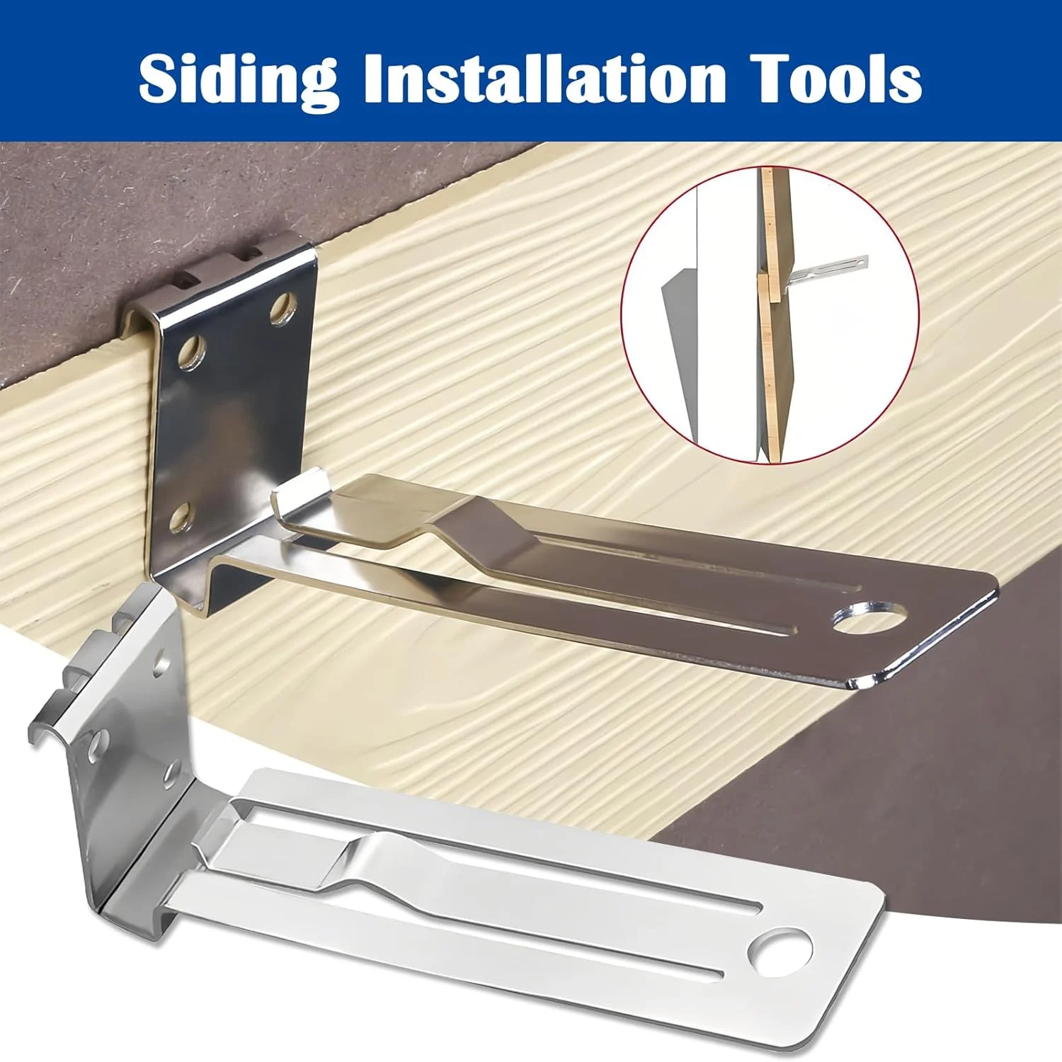 5/16-Inch Thickness Fiber Cement Siding Overlap Gauge Set, 1-1/4 Inch Overlap, Precision Siding Board Alignment and Installation