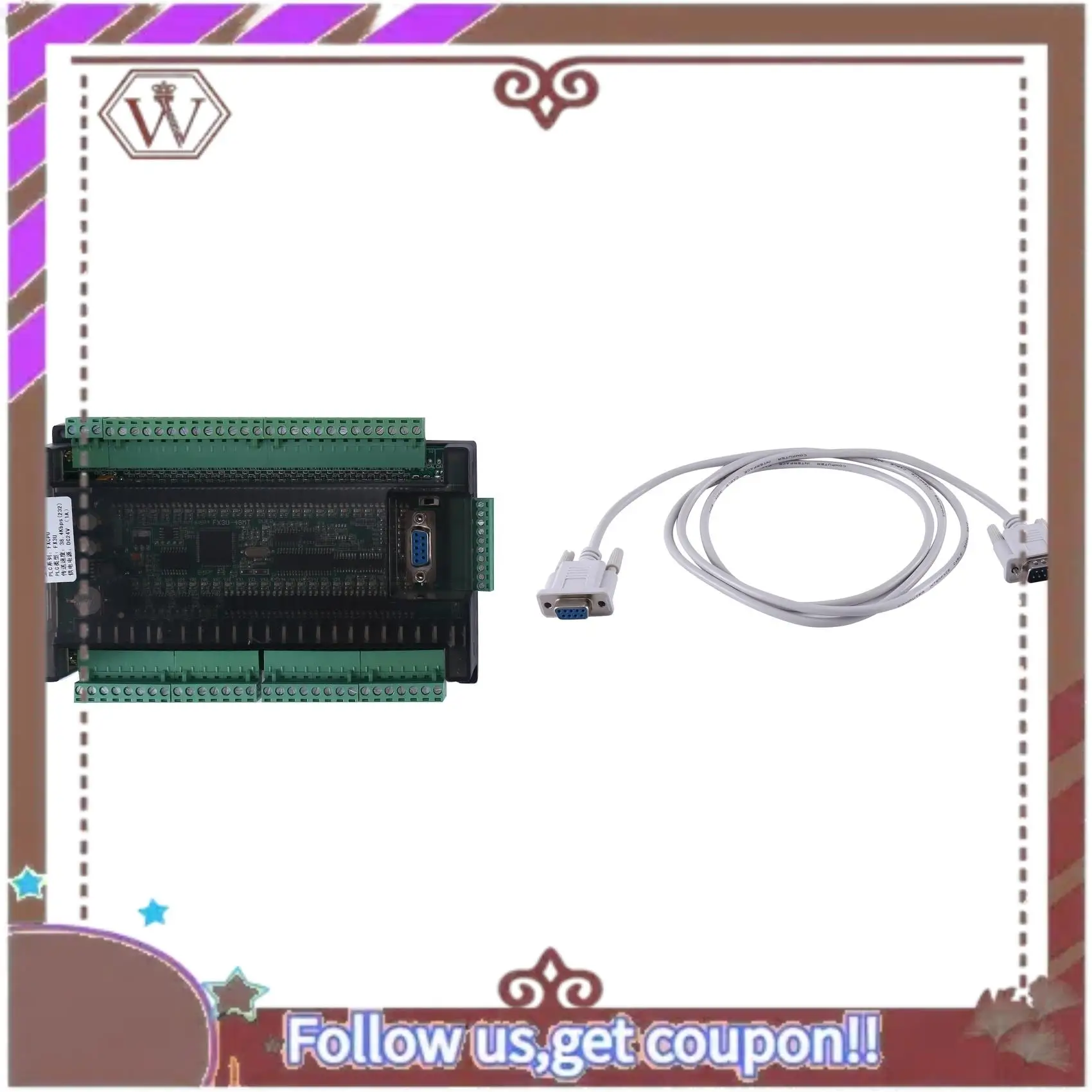 Latest LE3U FX3U 48MT RS485 RTC (Real Time Clock) 24 Input 24 Transistor Output 6 Analog Input 2 Analog Output Plc Controller Ki