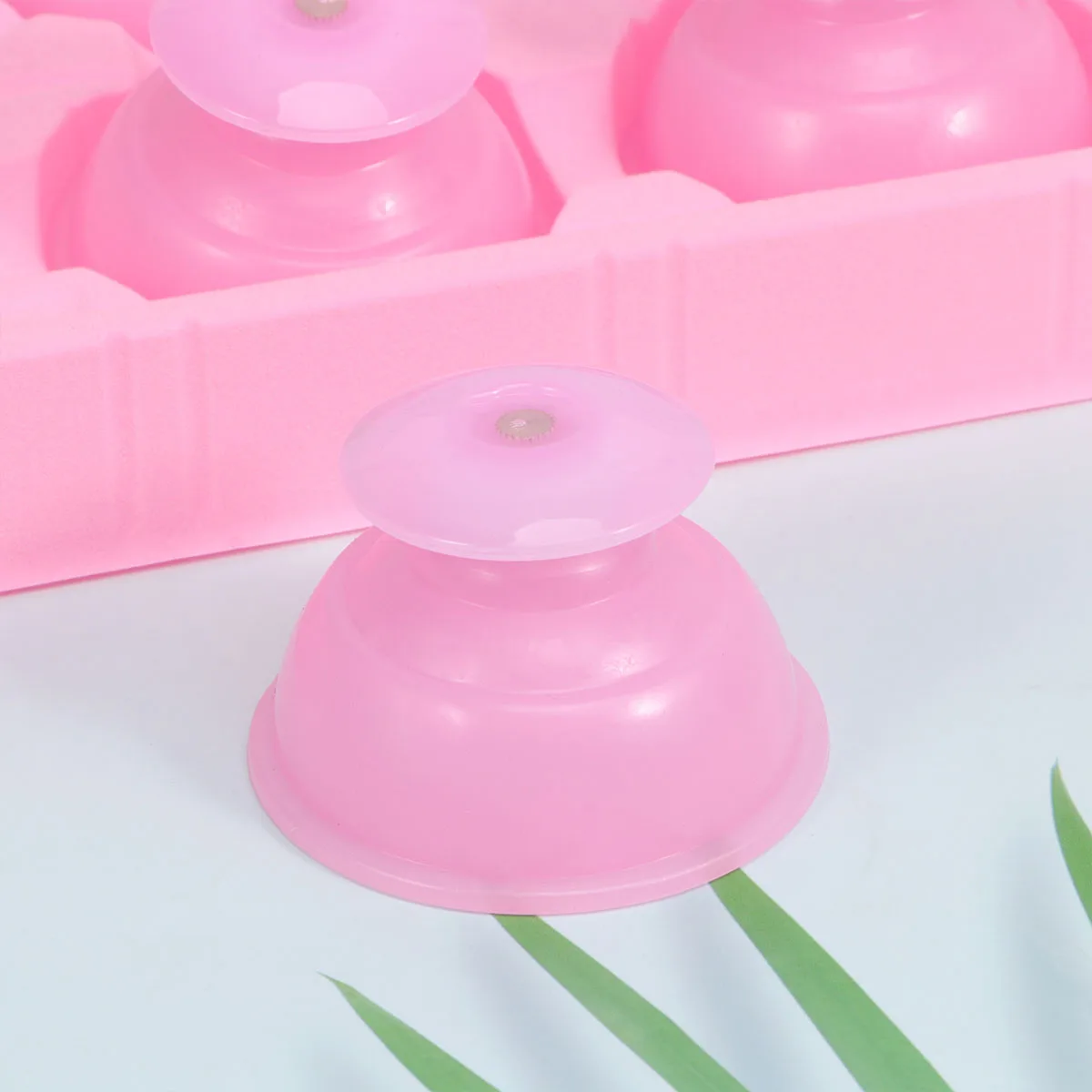 

6PCS Vacuum Cupping Device Moisture Absorber Silicone Body Suction Massage Therapy Medical Pump For Neck Back Massager