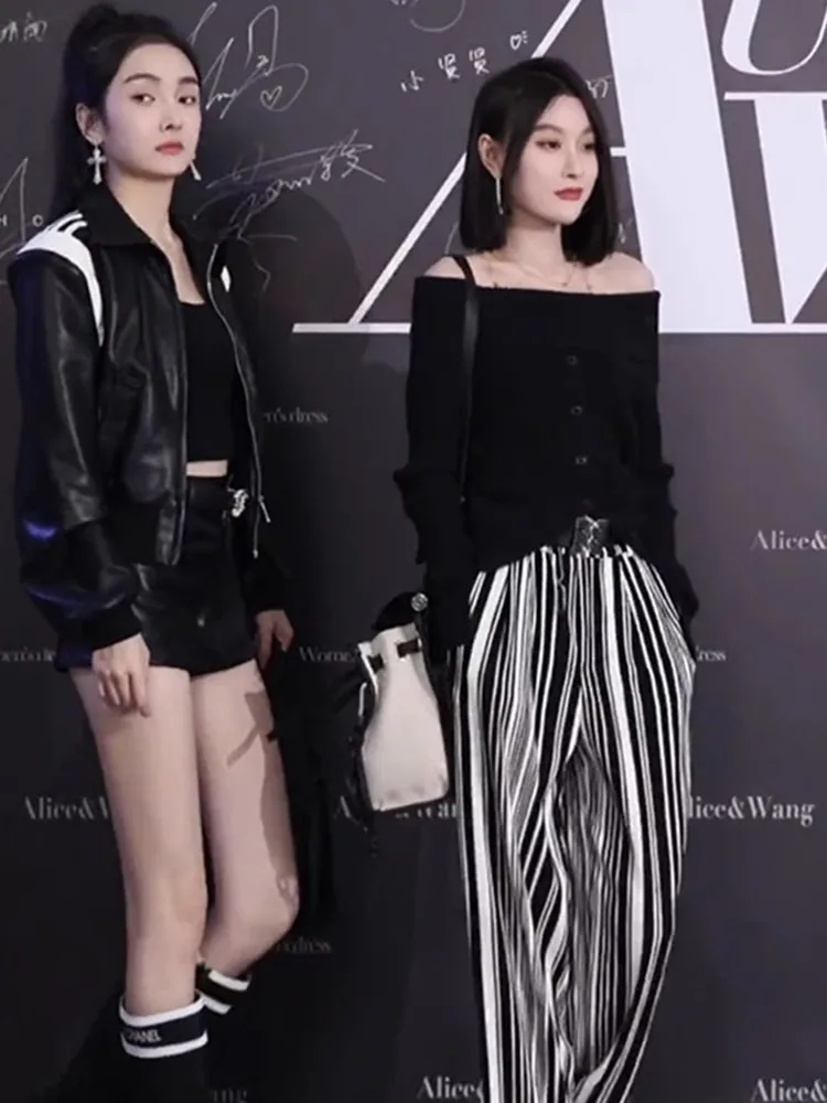 

Свитера, джемперы, пуловеры, женские забавные твидовые плиссированные уличные с длинными рукавами BF Y2K, женские профессиональные OL, деловые встречи, работа, осень