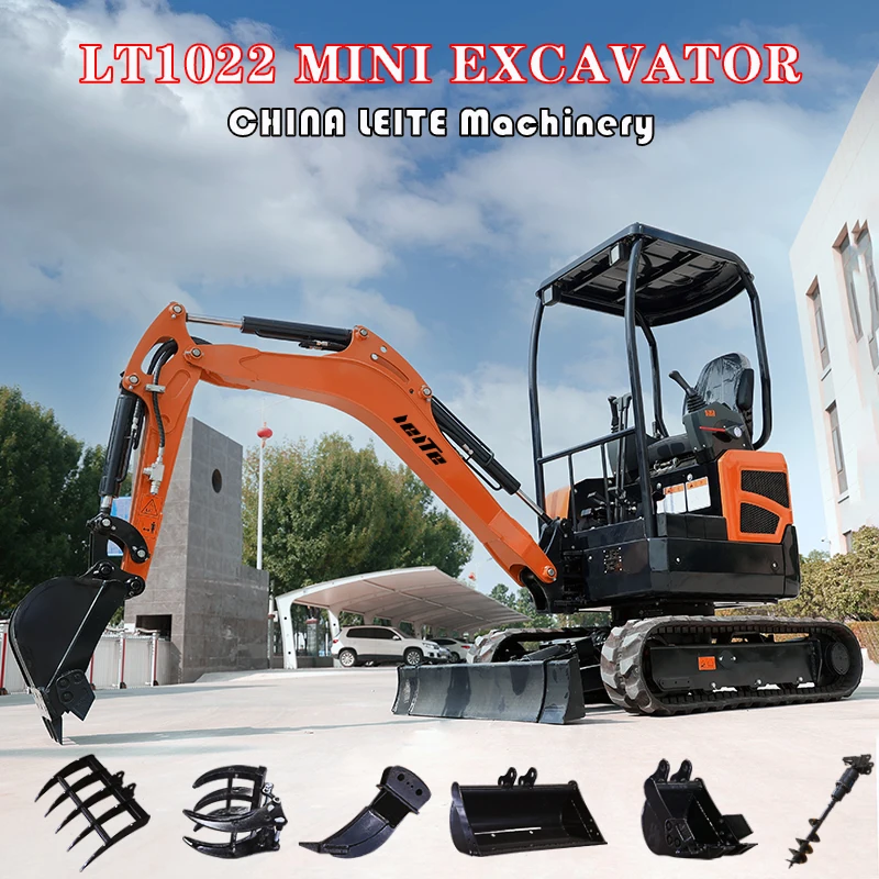 2Ton 1.8Ton 2.2Ton Trung Quốc Mini Đào Máy Xúc 1 Tấn Xe Đào Đất Mini Đào Bán Chạy