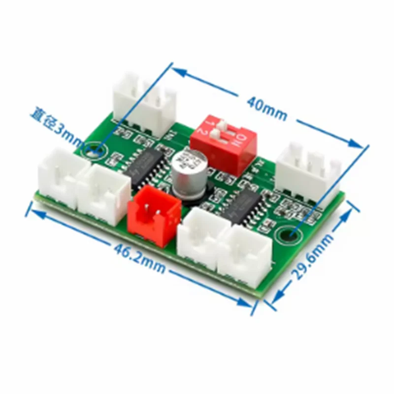 XH-A156 PAM8403 Digital Audio Amplifier Board DC 5V 3W*4 4 Channel AMP with Cable For Laptop Desk Speaker