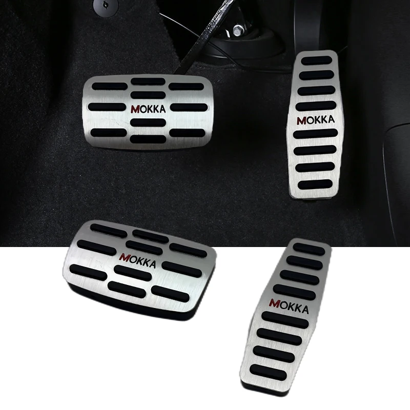 Car Aluminum Alloy Gas Accelerator Brake Pedal For Opel Mokka 2012 2013 2014 2015 2016 Accessories