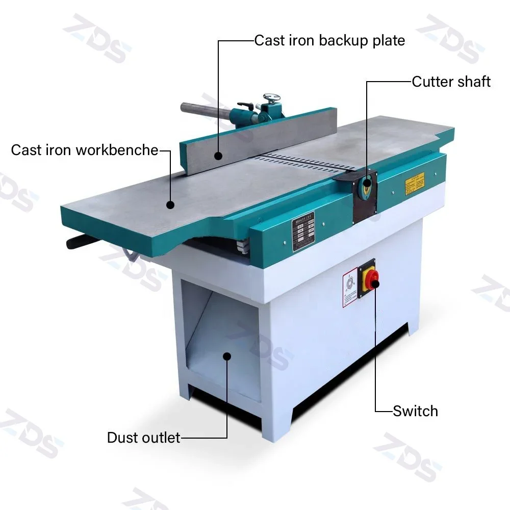 Electric Wood Jointer Bench Planer Wood Planer Thicknesser Machine