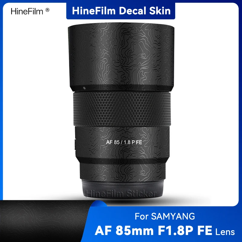 Hinefilm Skin for Samyang AF 85mm f/1.8 P FE Lens Decal Skin for Samyang AF85 F1.8 Lens Wrap Cover AF85F1.8 P Lens Skin