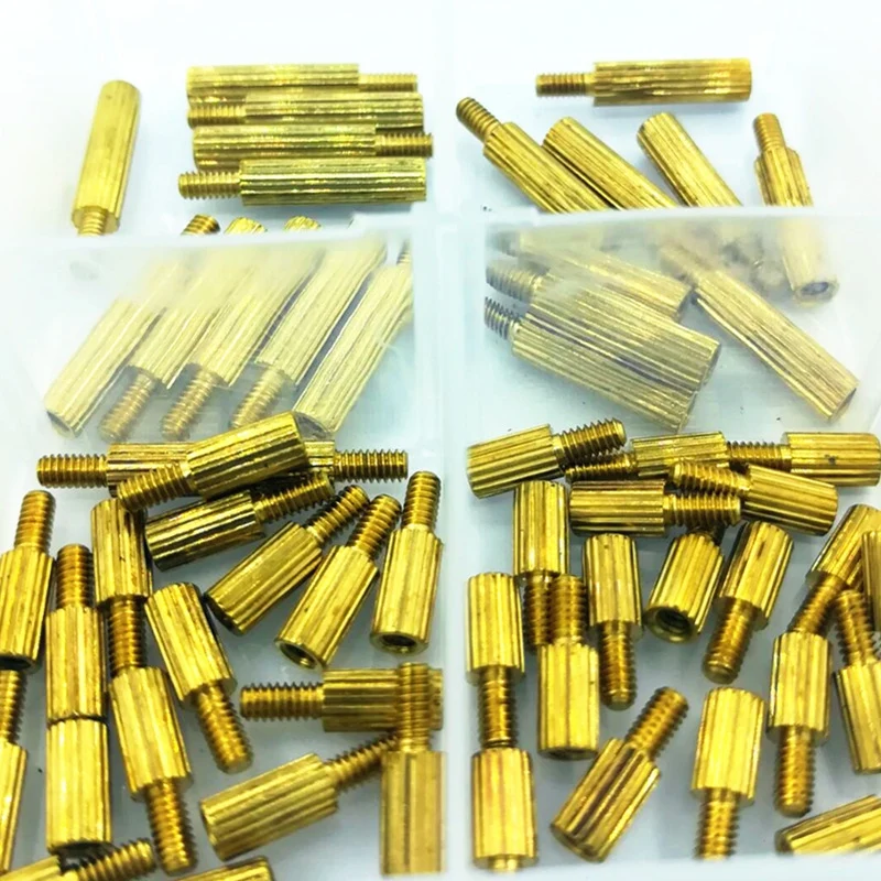 

160 шт./компл. M2 гайка дистанционный винт латунная резьбовая стойка PCB комплект прокладок для материнской платы