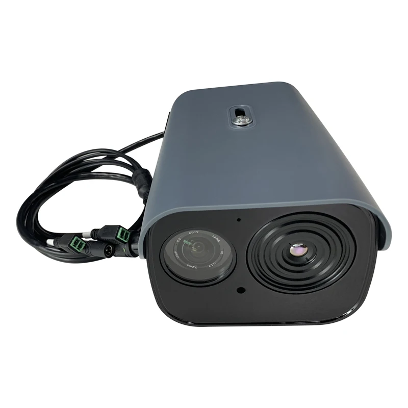 4G/5G/WiFi Analog Thermal And Visible Light Camera 640 Resolution Bullet With Night Vision Function CMOS Sensor