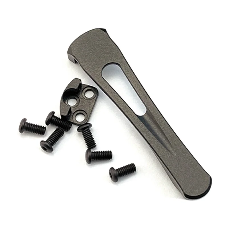 For C81 2 C223 Para 3  Knife Accessories Titanium Deep Carry Pocket Clip For  Knives Integrated Clip