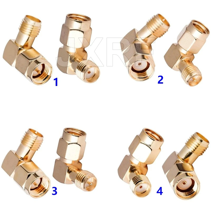 JXRF SMA BNC UHF zu SMA SMB MCX MMCX BNC TNC UHF N F Typ SO239 PL259 RF Koaxialadapter Steckverbinder Kombination 4-teilig – Detail 6