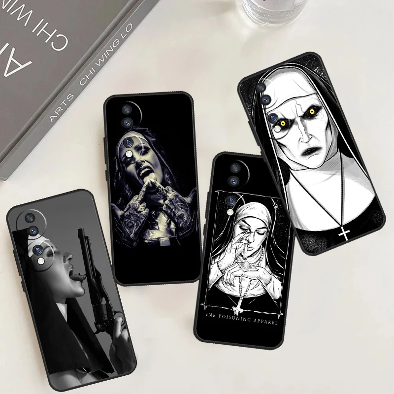 Sister Style Nun Sexy Girl Case For Honor X8b X9b X8a X9a X6a X7a X6 X7 X8 X9 Honor 90 Lite 70 50 Magic 5 6 Pro Cover