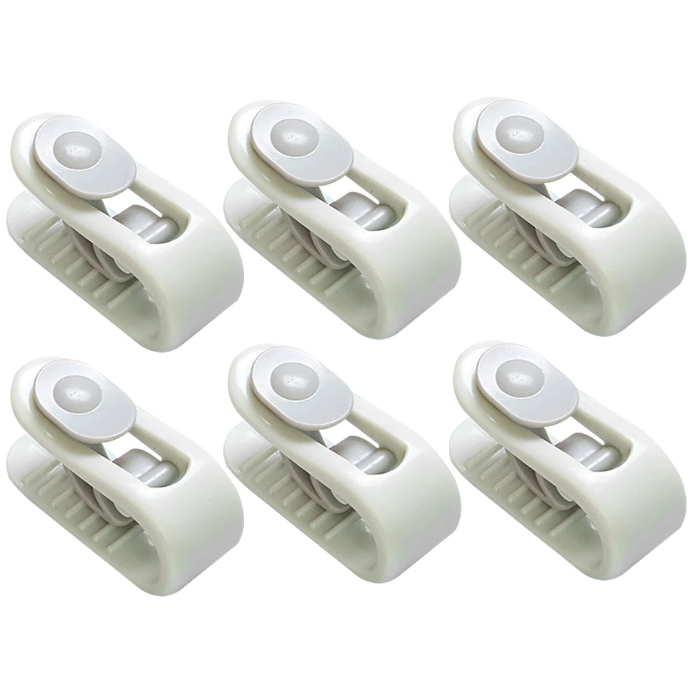 

6pcs Quilt Holder Bed Sheet Buckle Anti-slip Clips Duvet Cover Fixing Fastener Childproof Lightweight Compact Multipurpose
