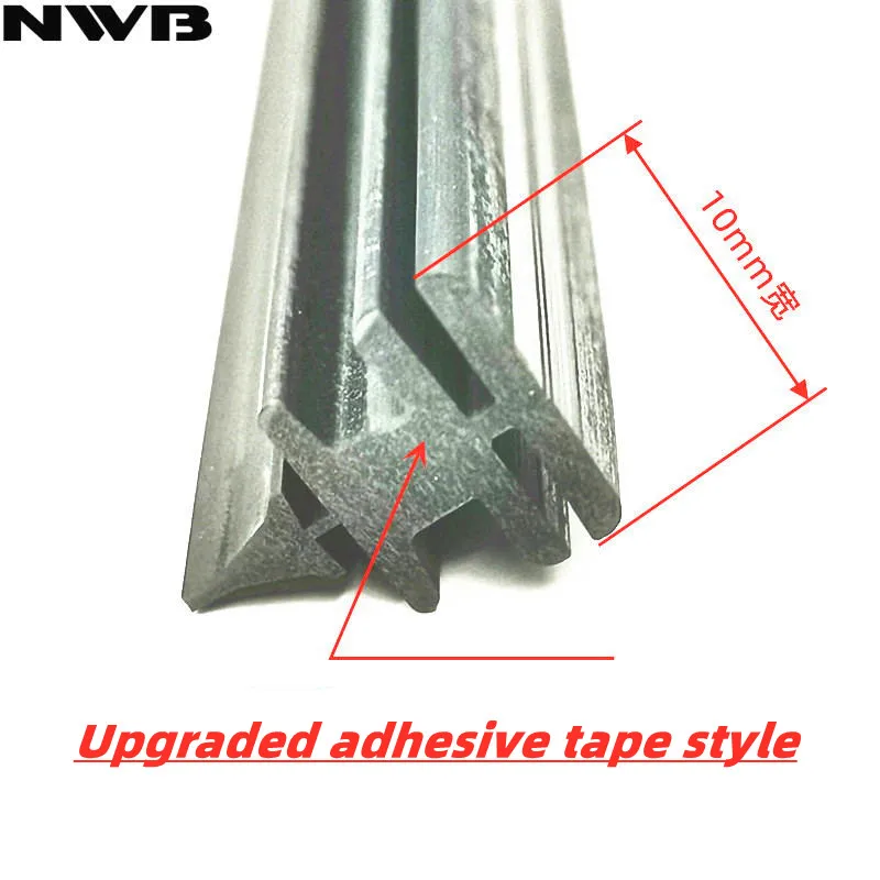 NWB Wiper Rubber is Applicable to Nissan Infiniti Honda Acura Mitsubishi Mazda MITSUBA Front Wiper Blade 10mm Wide