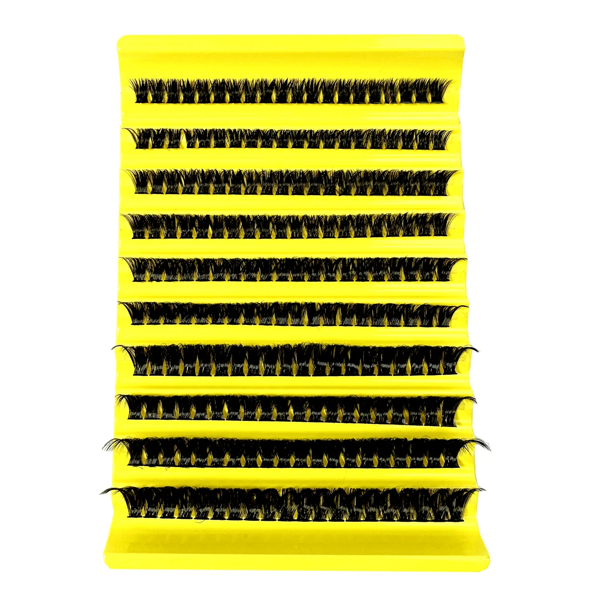 200 cluster cílios diy extensão de cílios d onda longo cílios individuais 8-16mm bandeja mista falso vison lash clusters extensões