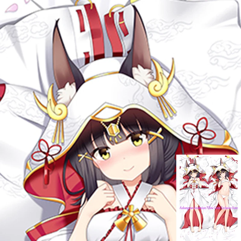 

Dakimakura Anime Pillow Cover Nagato Double Sided Print 2Way Bedding Festival Gifts Gifts