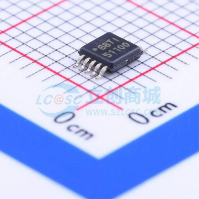 1 PCS/LOTE TPS51100DGQ TPS51100DGQR TPS51100 51100 MSOP-10 100% novo e original circuito integrado de chip IC