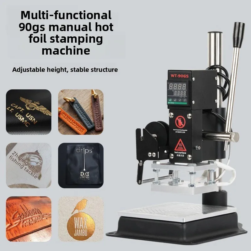 Small Manual Hot Stamping Machines for Logos, Trademarks, Hot Stamping Machines, Leather Bags, Paper, Plastic, Wood,hot Pressing